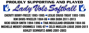 Lady Vols Softball Alumni Sponsors